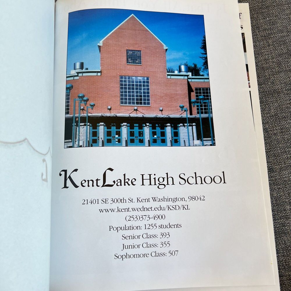 Kentlake High School Yearbook 2000‎ Kent Washington - Picture 10 of 10